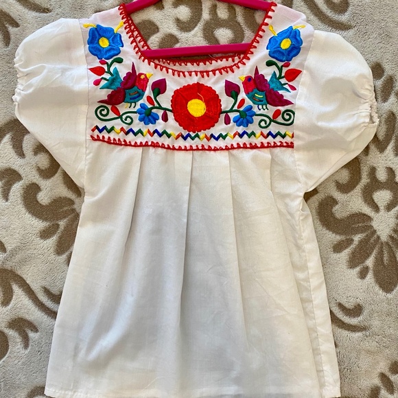 Other - Traditional Mexican Embroidered Blouse